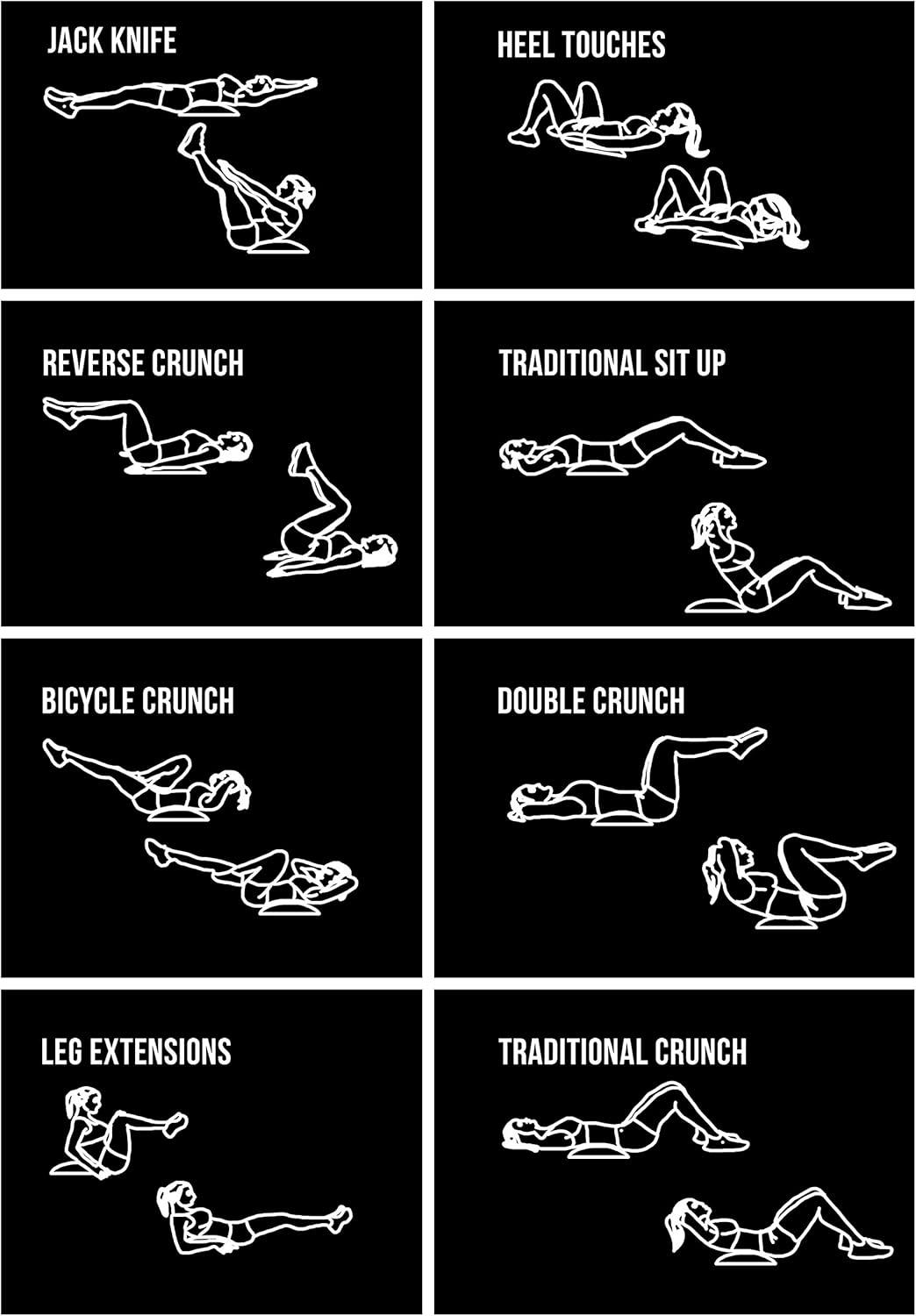 imageREP Fitness Ab Mat Sit Ups Exercise Equipment for Core Training Thick Foam Pad for Home Gym Workouts Lumbar Support Cushion for Back Pain Relief Compact Fitness Mat for Abs Floor RoutinesRed