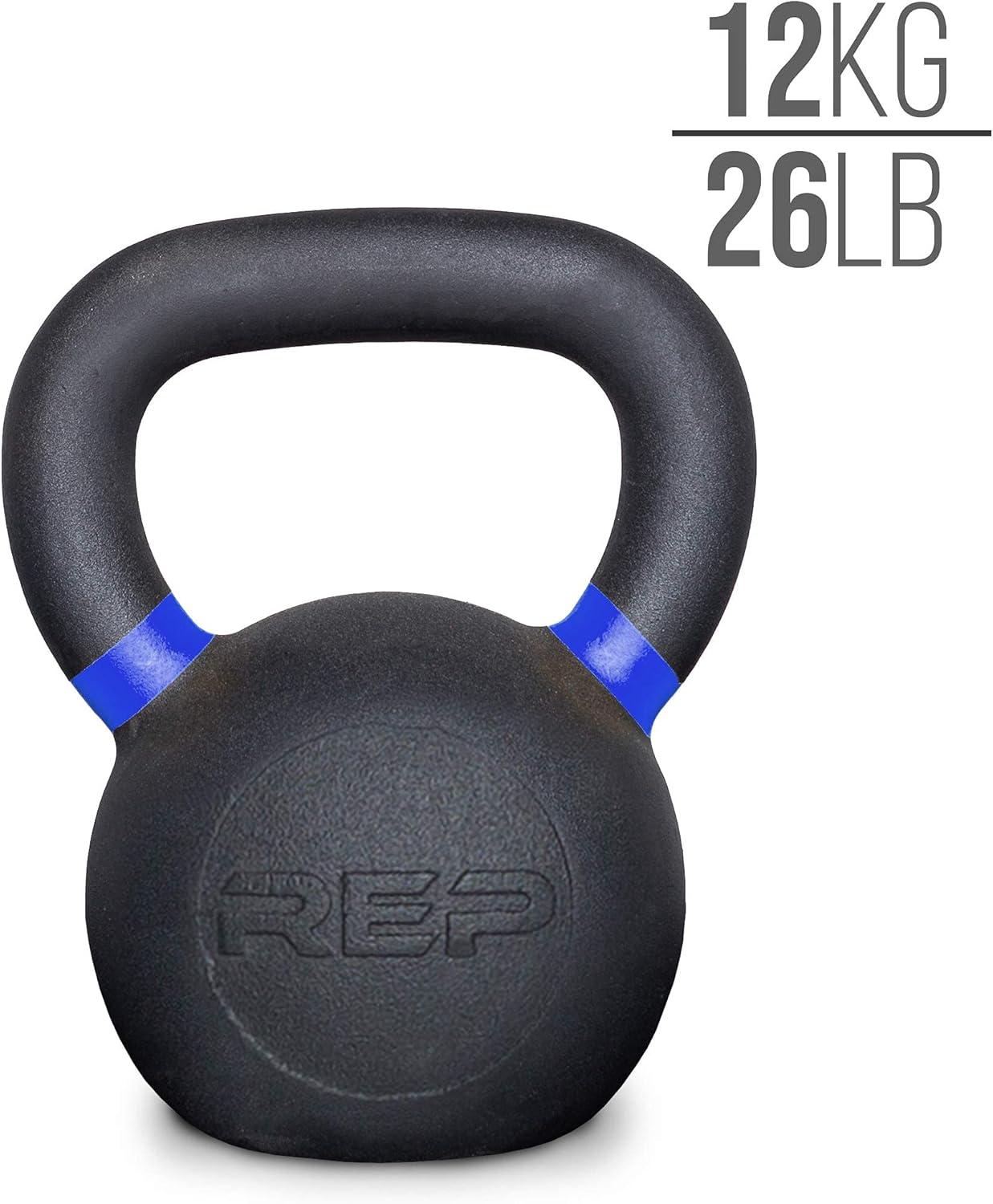 imageREP Fitness Kettlebell Set and Singles 4kg to 24kg 9lb to 53lb Range Adjustable Weight Cast Iron Strength Exercise Training Home Gym Power Workout Equipment Free Weights Dumbbell Alternative824 kg set