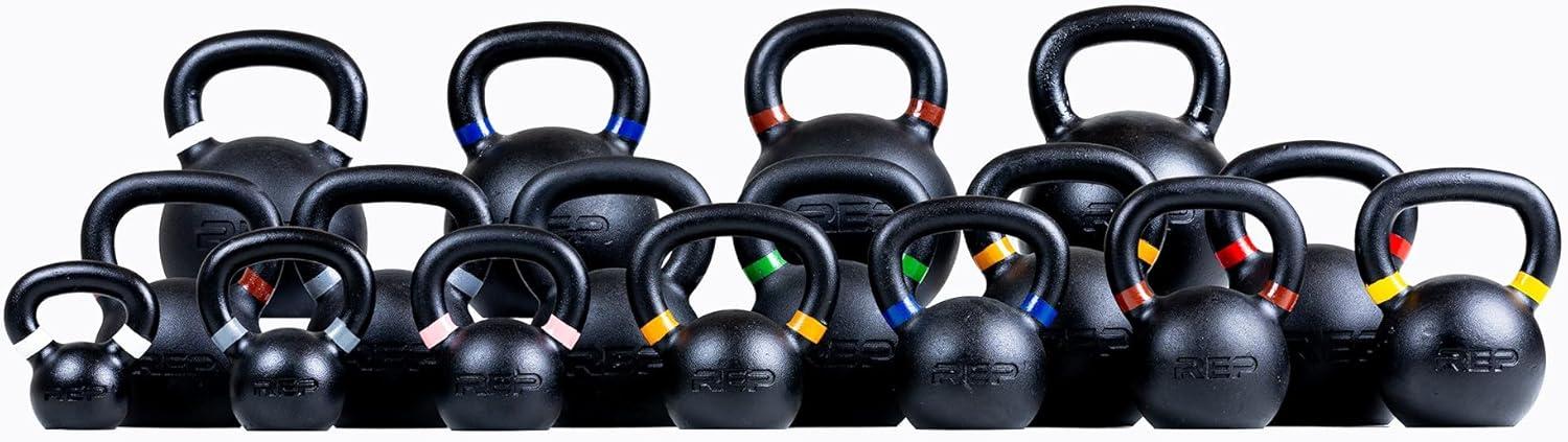 imageREP Fitness Kettlebell Set and Singles 4kg to 24kg 9lb to 53lb Range Adjustable Weight Cast Iron Strength Exercise Training Home Gym Power Workout Equipment Free Weights Dumbbell Alternative2 824 kg set