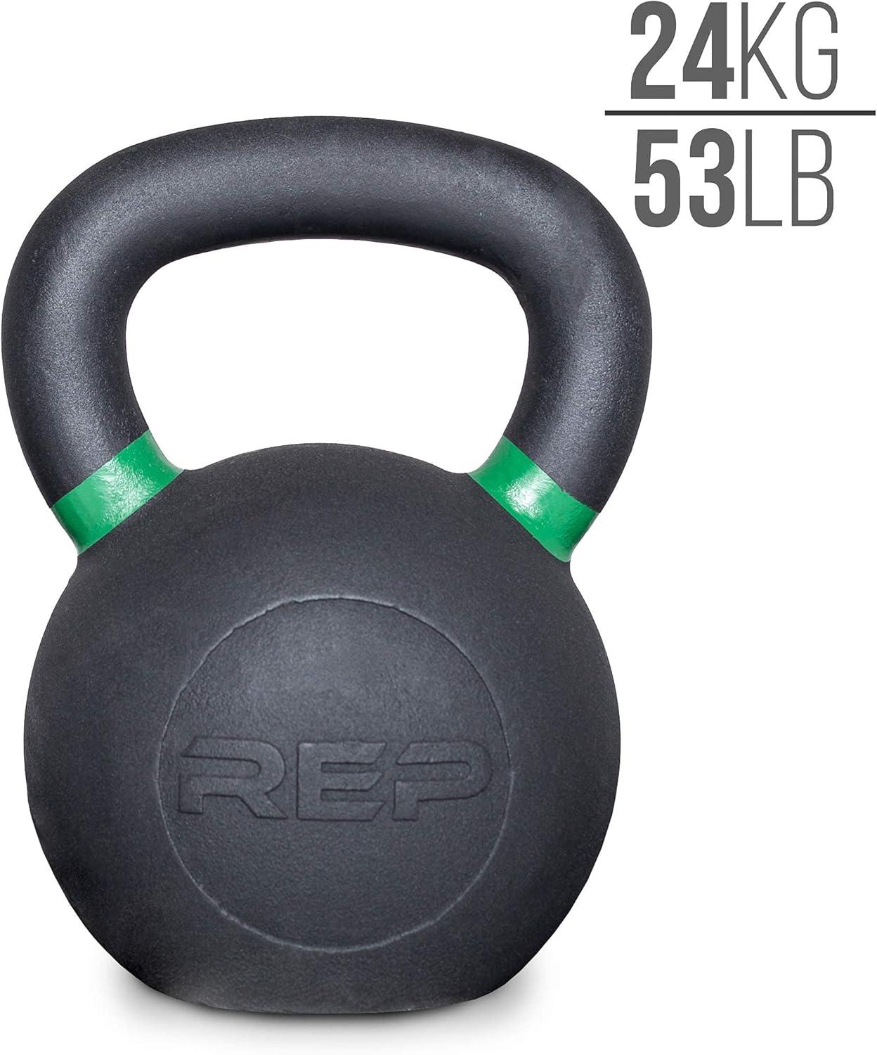 imageREP Fitness Kettlebell Set and Singles 4kg to 24kg 9lb to 53lb Range Adjustable Weight Cast Iron Strength Exercise Training Home Gym Power Workout Equipment Free Weights Dumbbell Alternative824 kg set