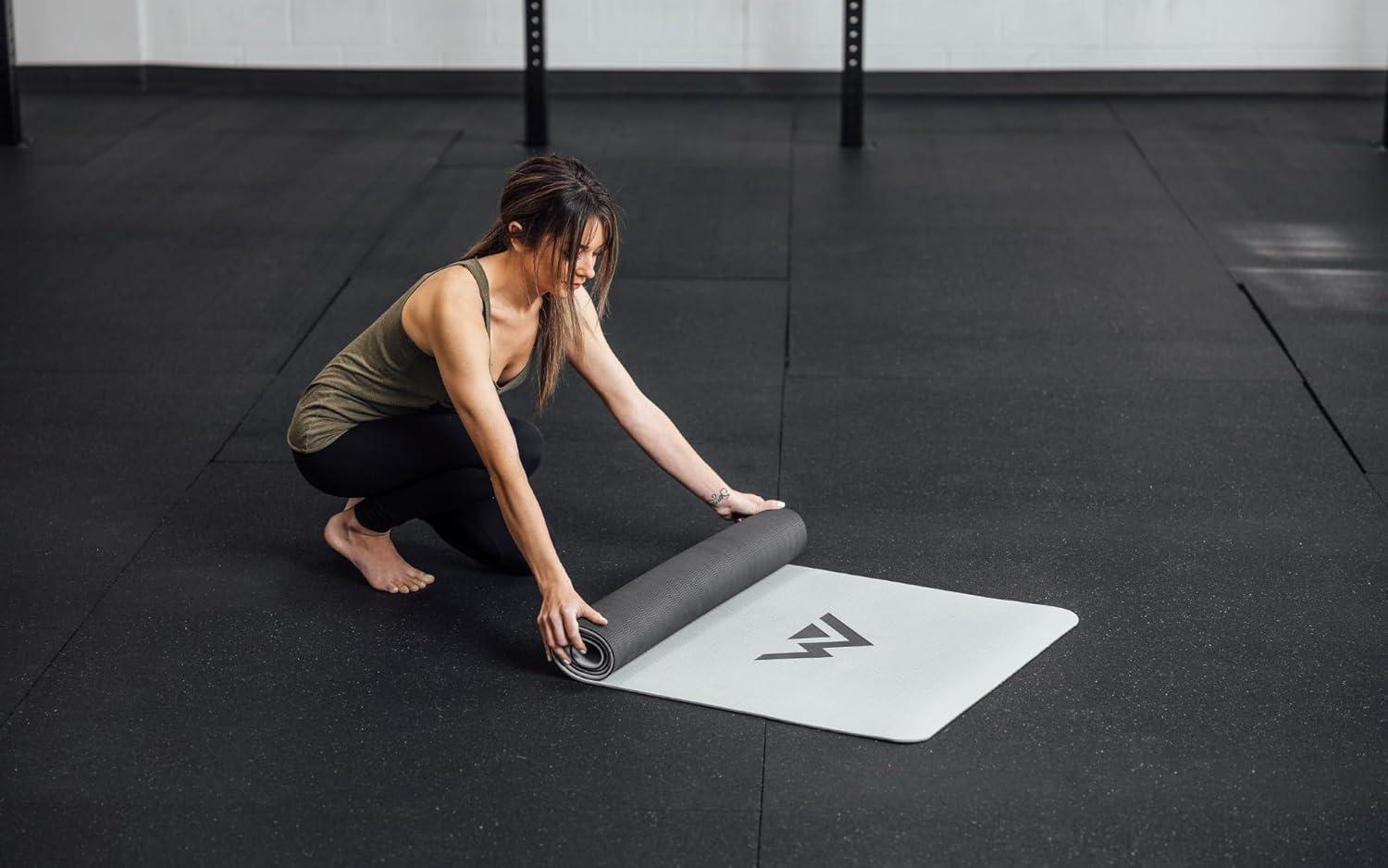 imageREP Fitness Premium Yoga Mat Cork or Polyurethane EcoFriendly NonSlip 5mm or 6mm Thick Travel Hot Yoga ampamp Home Fitness Mat Optional Carry Strap Organic Natural LatexFree MaterialsThermoplastic Elastomers