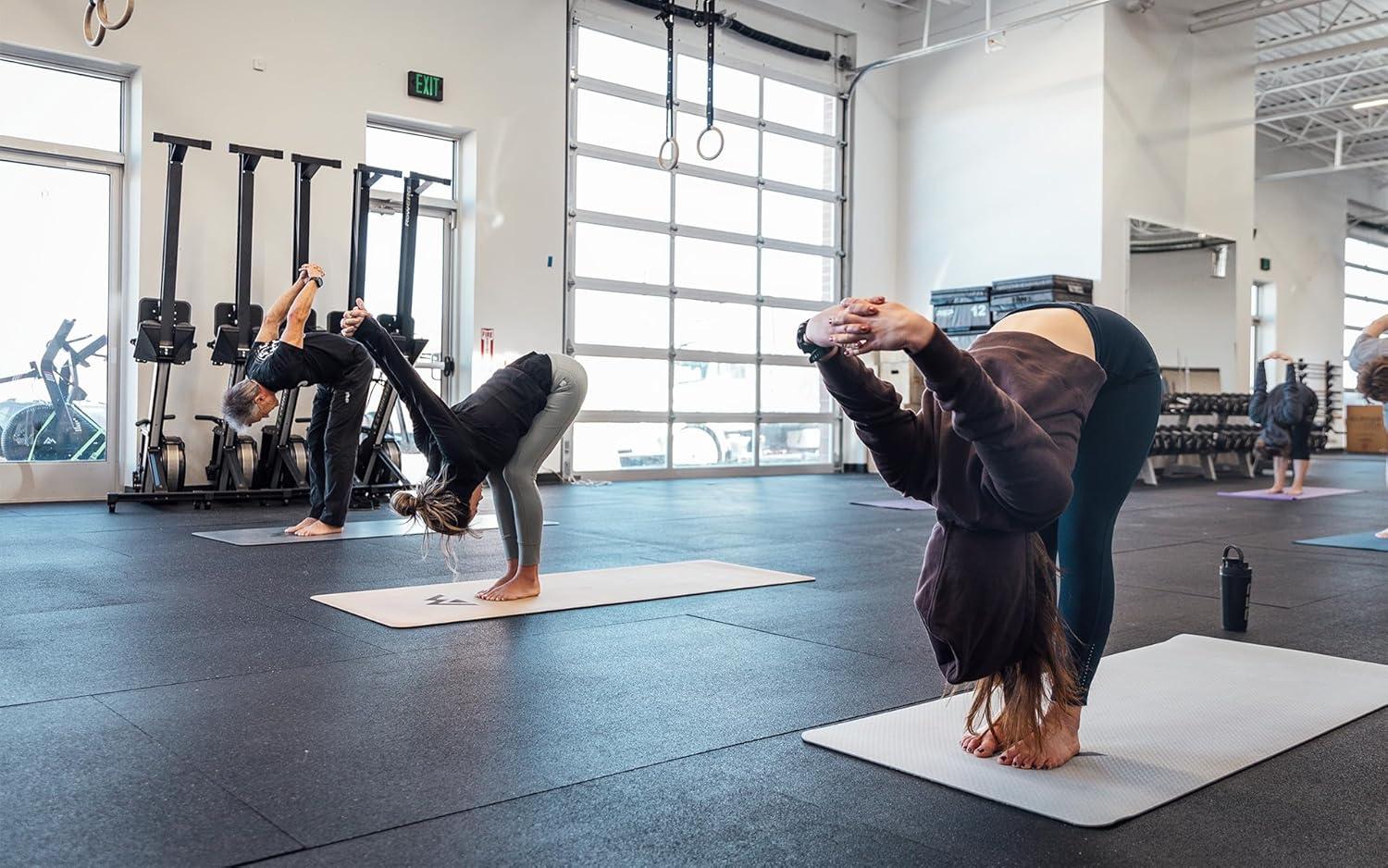 imageREP Fitness Premium Yoga Mat Cork or Polyurethane EcoFriendly NonSlip 5mm or 6mm Thick Travel Hot Yoga ampamp Home Fitness Mat Optional Carry Strap Organic Natural LatexFree MaterialsCork