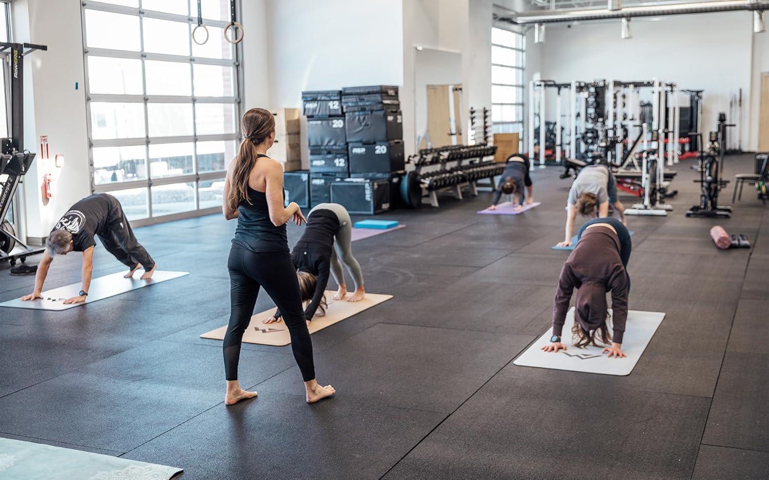 imageREP Fitness Premium Yoga Mat Cork or Polyurethane EcoFriendly NonSlip 5mm or 6mm Thick Travel Hot Yoga ampamp Home Fitness Mat Optional Carry Strap Organic Natural LatexFree MaterialsThermoplastic Elastomers