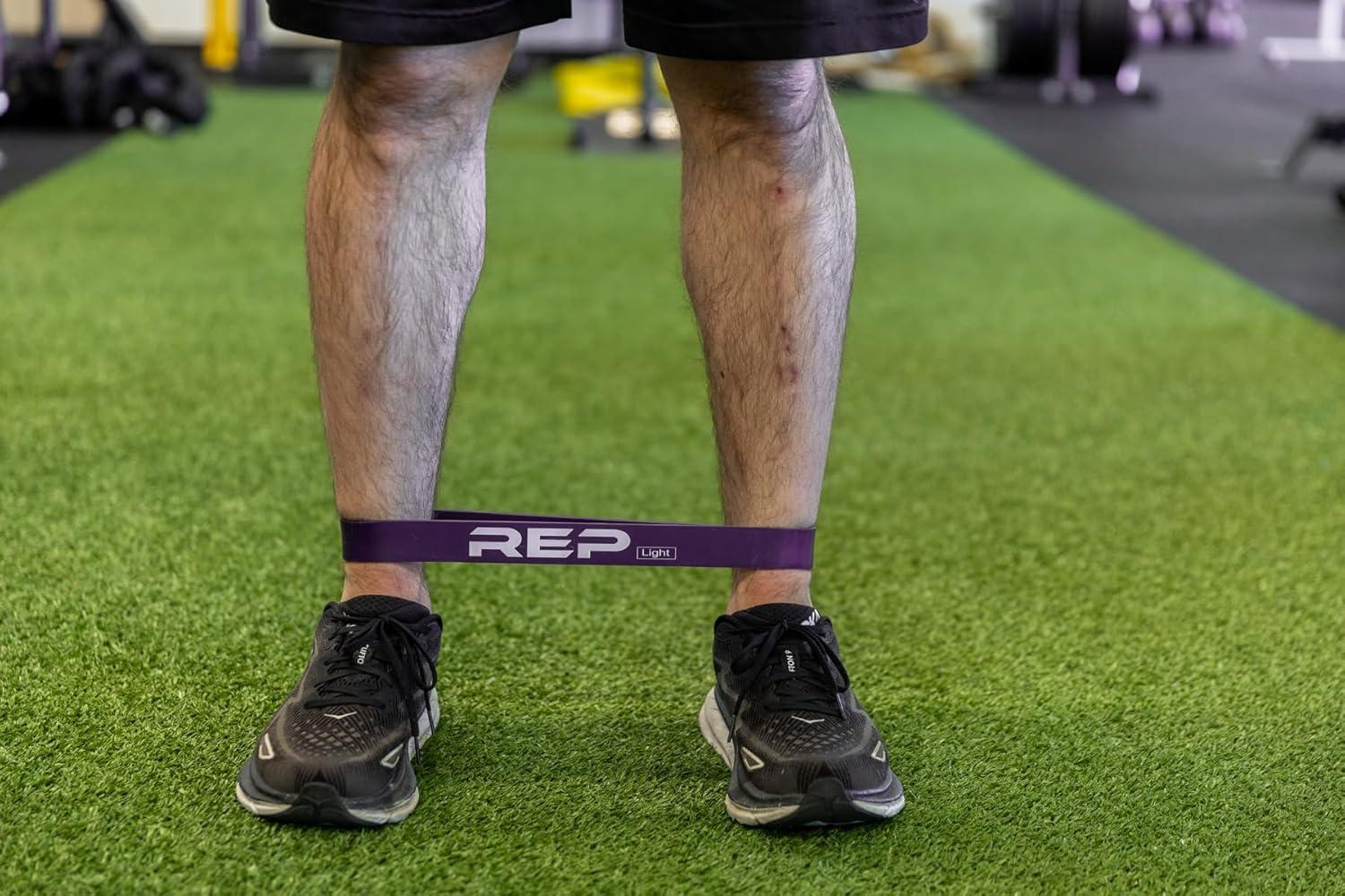 imageREP Fitness Short Resistance Bands for Strength and Conditioning Multiple Resistance Levels Available from 5230lbs Sold as a Pair 12quot LengthOrange