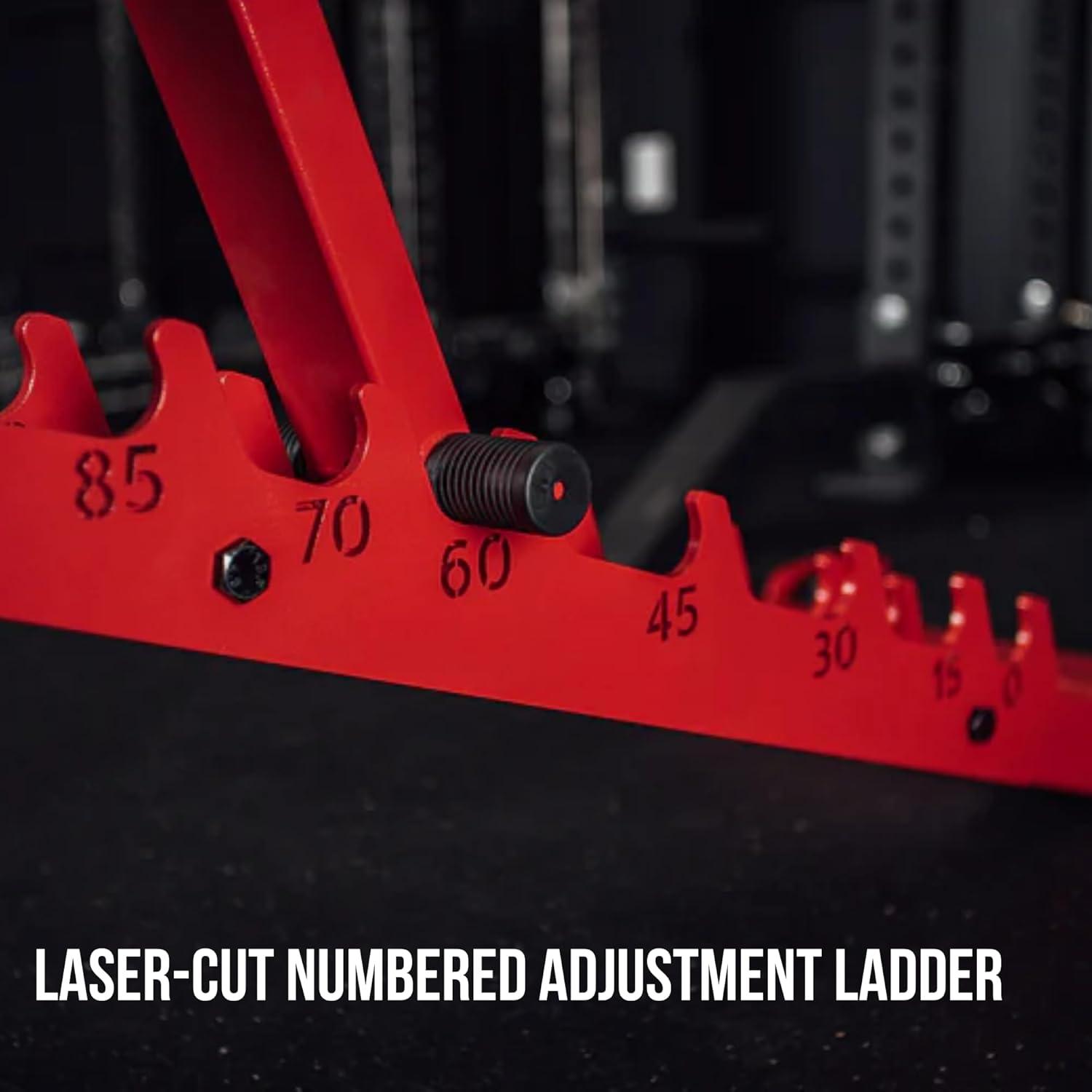 imageRep Fitness Adjustable Bench AB3000 FID FlatInclineDeclineMatte Blue