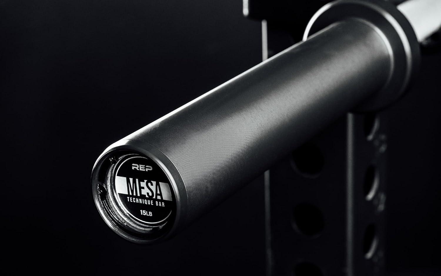 imageRep Fitness Mesa Technique Barbell 15 lb Aluminum Olympic Bar