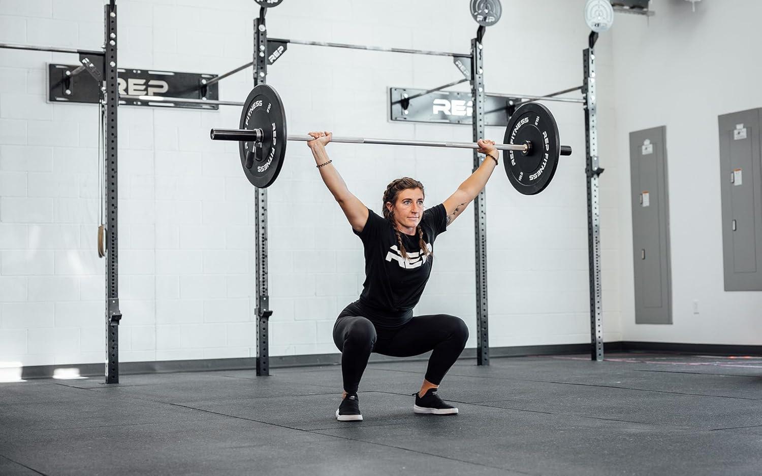 imageRep Fitness Mesa Technique Barbell 15 lb Aluminum Olympic Bar