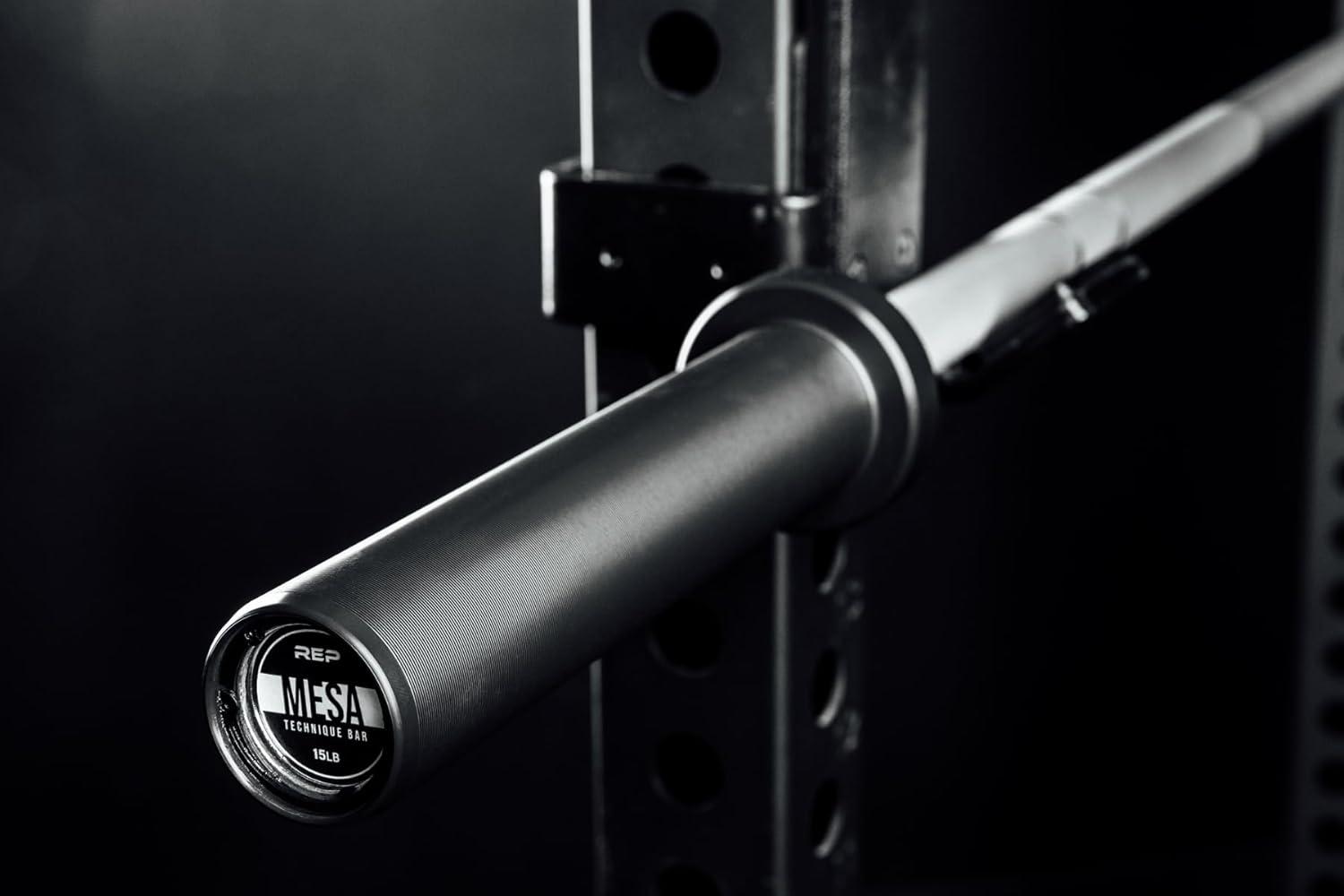imageRep Fitness Mesa Technique Barbell 15 lb Aluminum Olympic Bar