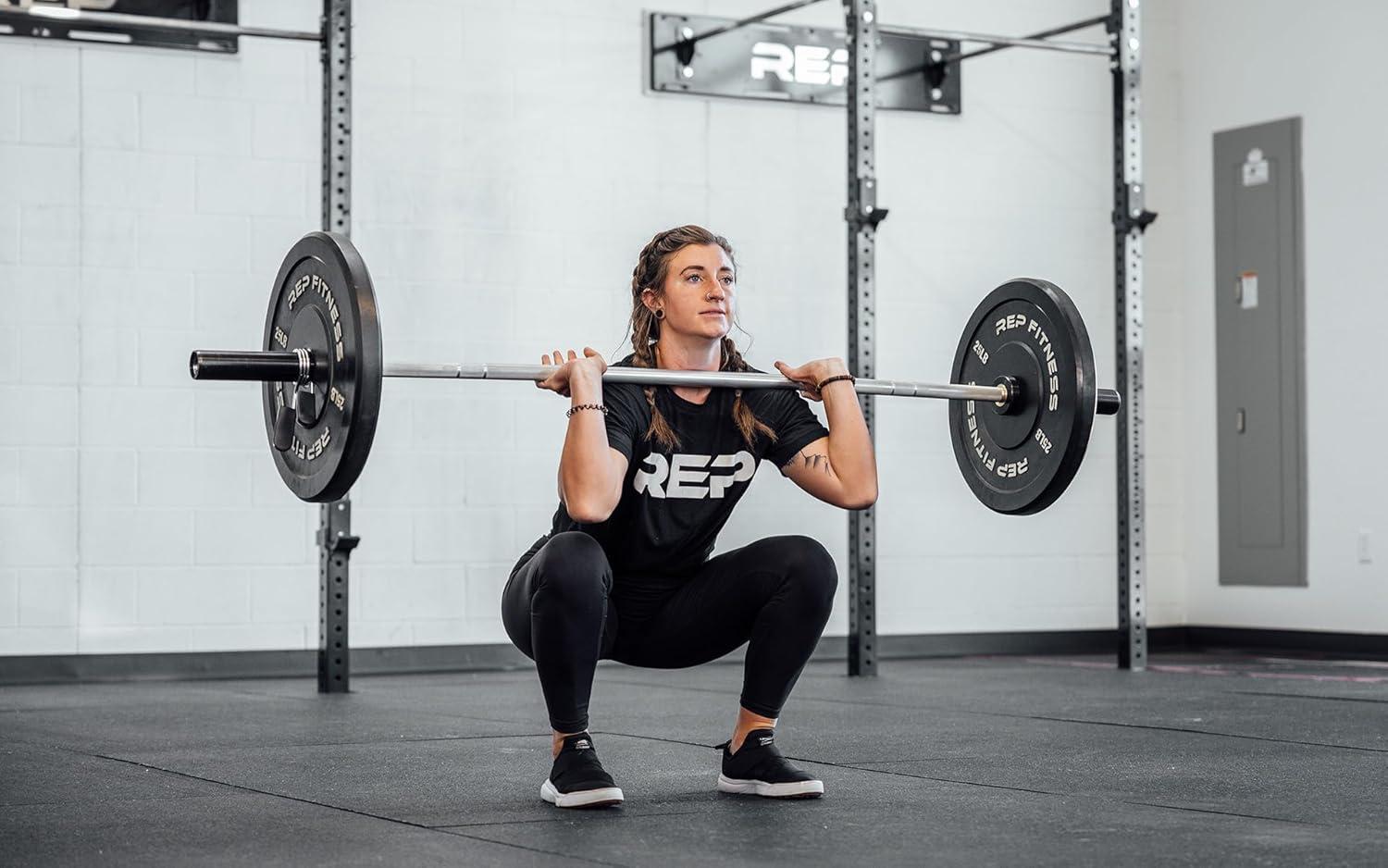 imageRep Fitness Mesa Technique Barbell 15 lb Aluminum Olympic Bar