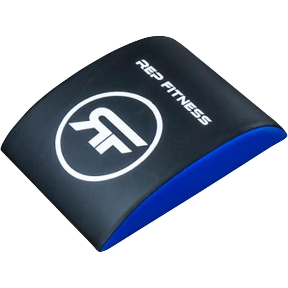 imageREP Fitness Ab Mat Sit Ups Exercise Equipment for Core Training Thick Foam Pad for Home Gym Workouts Lumbar Support Cushion for Back Pain Relief Compact Fitness Mat for Abs Floor RoutinesBlue