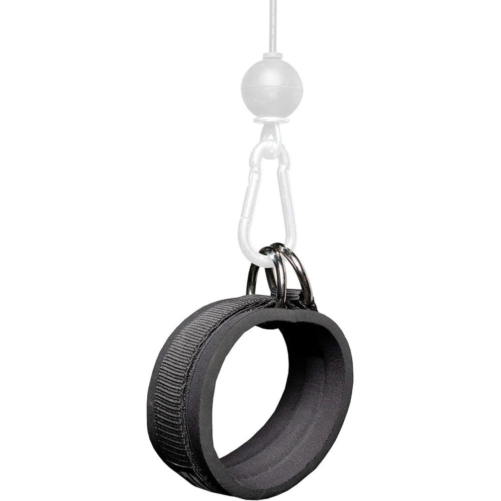 imageREP Fitness LAT Pulldown and Low Row Cable Machine Attachments and Functional Trainer Attachments  Curl Bar DHandle Ankle Cuff Tricep Rope Sports Handle Straight Bar Row Chinning TriangleAnkle Cuff