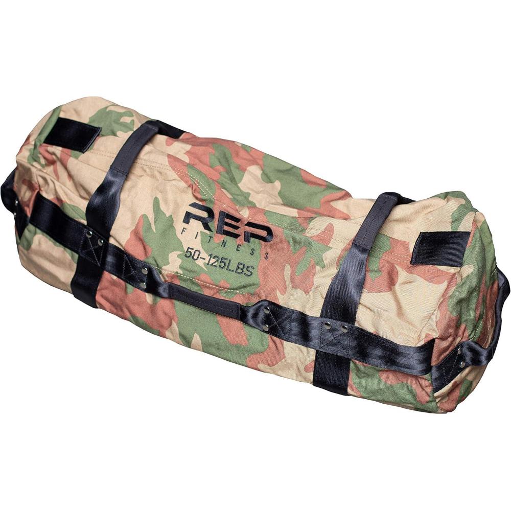 imageREP Fitness Sandbags Heavy Duty Workout Sandbags for Training CrossTraining Workouts Fitness Exercise and Military Conditioning Multiple Sizes and ColorsLargeCamo
