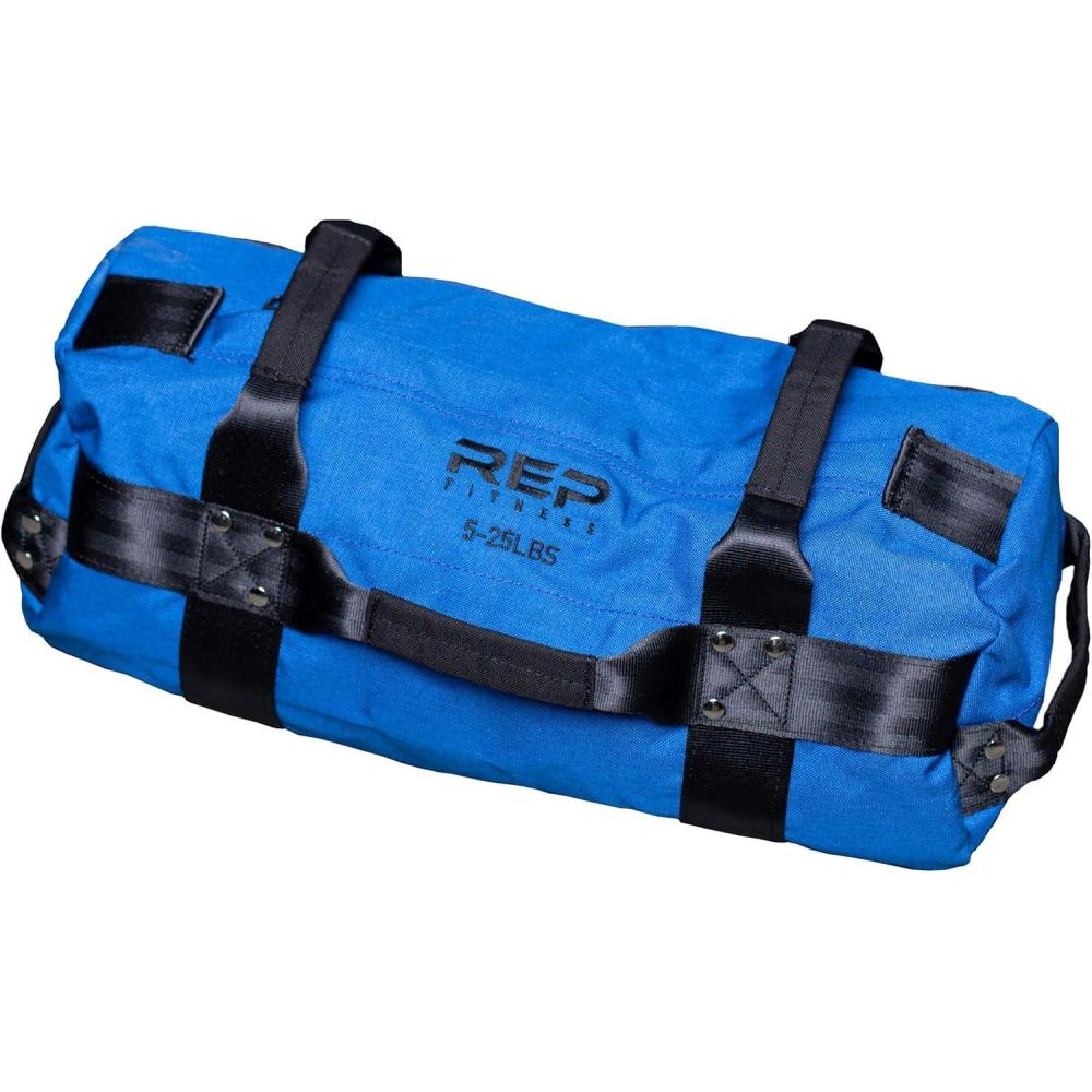 imageREP Fitness Sandbags Heavy Duty Workout Sandbags for Training CrossTraining Workouts Fitness Exercise and Military Conditioning Multiple Sizes and ColorsSmallBlue
