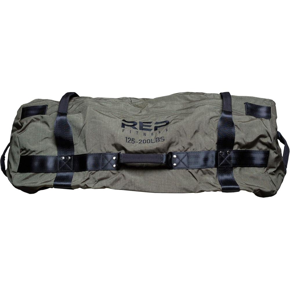 imageREP Fitness Sandbags  Heavy Duty Workout Sandbags for Training CrossTraining Workouts Fitness Exercise and Military Conditioning  Multiple Sizes and ColorsXLArmyGreen