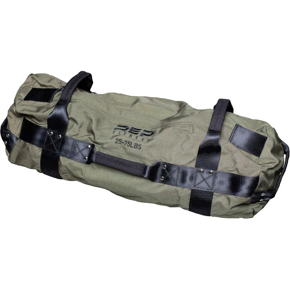 imageREP Fitness Sandbags Heavy Duty Workout Sandbags for Training CrossTraining Workouts Fitness Exercise and Military Conditioning Multiple Sizes and ColorsMediumArmyGreen