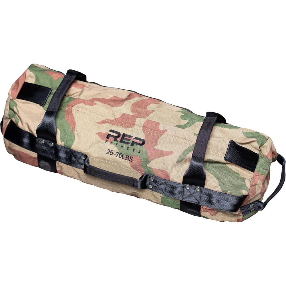 imageREP Fitness Sandbags Heavy Duty Workout Sandbags for Training CrossTraining Workouts Fitness Exercise and Military Conditioning Multiple Sizes and ColorsMediumCamo