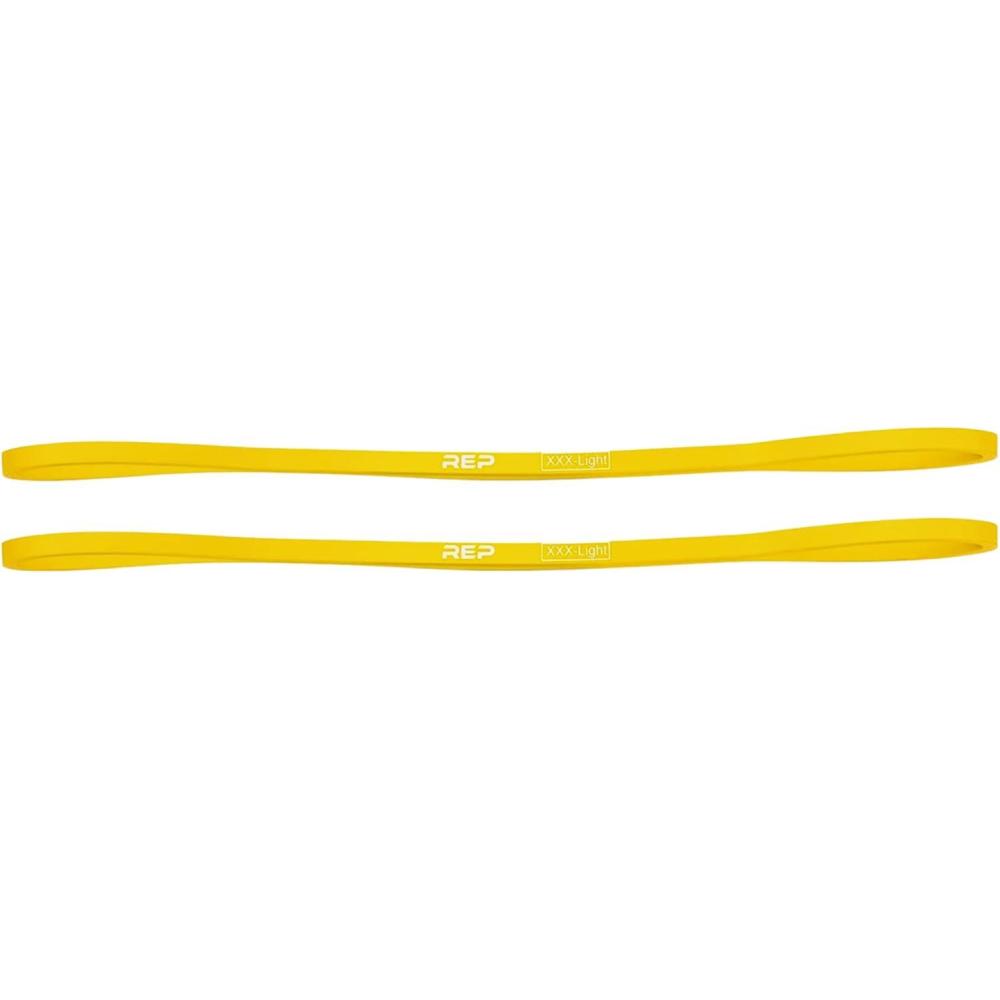 imageREP Fitness Short Resistance Bands for Strength and Conditioning Multiple Resistance Levels Available from 5230lbs Sold as a Pair 12quot LengthYellow