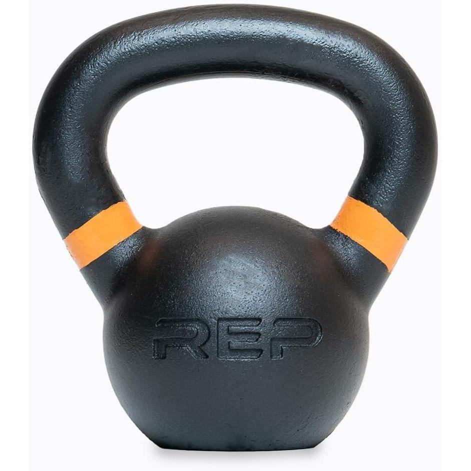 imageREP Fitness Single Kettlebells 5lb to 50lb Range Cast Iron Strength Training Adjustable Weight Power Workout Equipment Home Gym Free Weights Dumbbell Alternative Exercise Men Women20lb