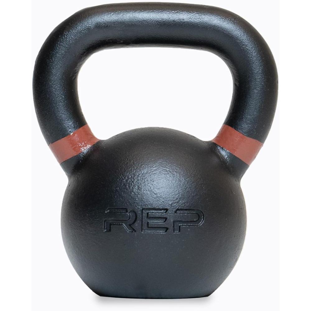 imageREP Fitness Single Kettlebells 5lb to 50lb Range Cast Iron Strength Training Adjustable Weight Power Workout Equipment Home Gym Free Weights Dumbbell Alternative Exercise Men Women30lb