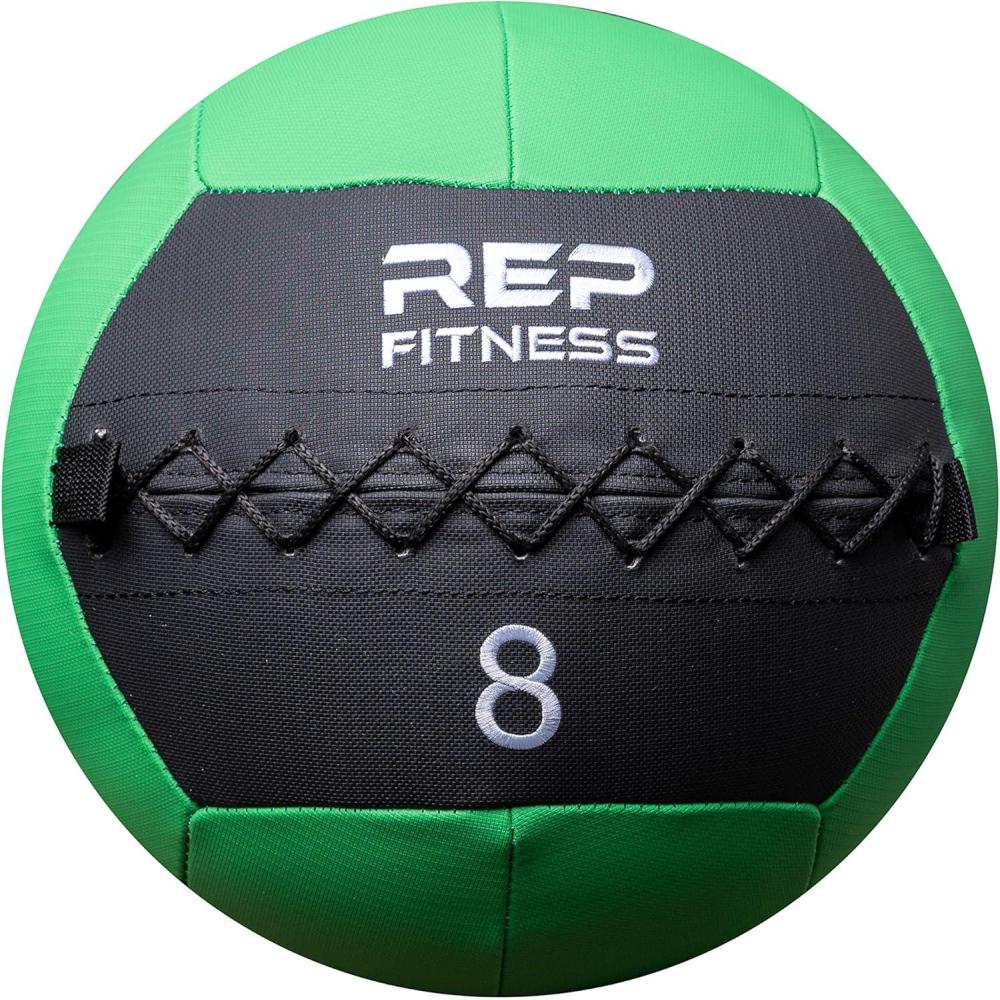imageREP Weighted Slam Balls for Home Gym Fitness 530 lb Soft Textured Medicine Ball Sizes Heavy SandFilled Workout Weights for Strength Core Training Crossfit Conditioning ampamp Slam Ball Exercises8 lbs