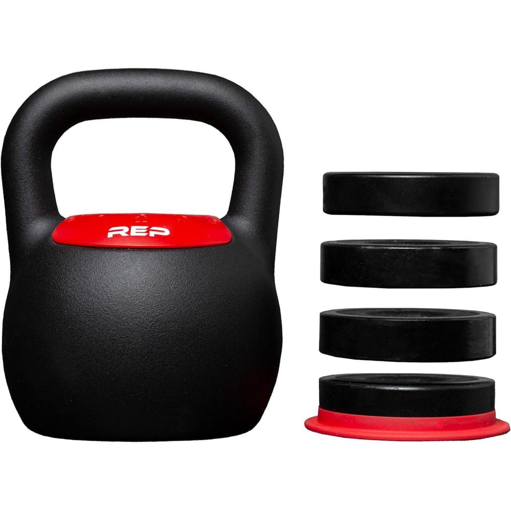 imageRep Fitness Adjustable Kettlebell Weight Set for Home Gym Strength Training Equipment for Men ampamp Women Compact Steel Bell with Ergonomic Handle 2040 lb 918 kg Variable Options40 Lb