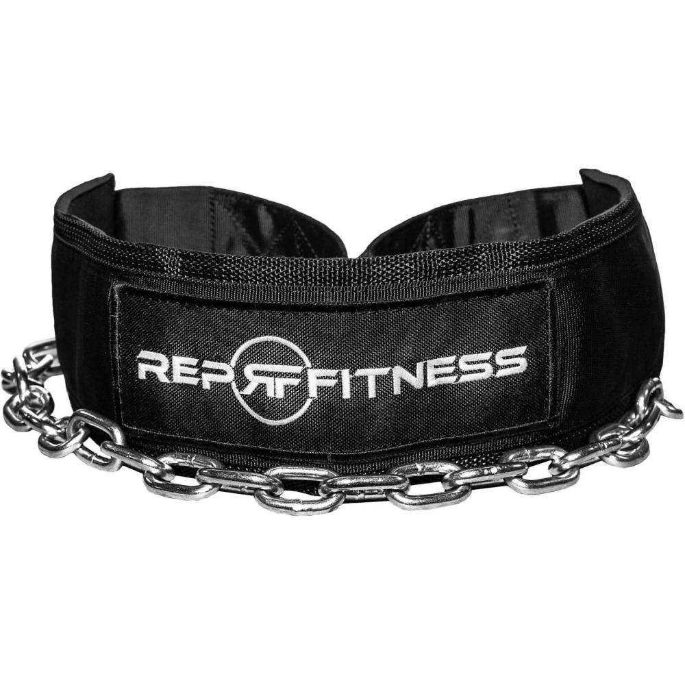 imageRep Fitness Dip Belt with Chain Weighted Pull Ups Dips and Squats