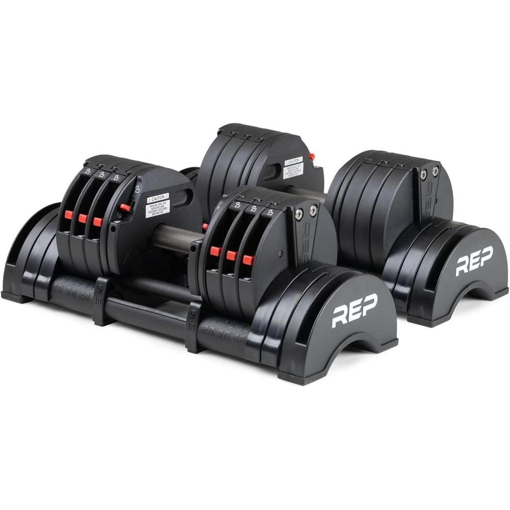 imageRep Fitness Quickdraw Adjustable Dumbbells Multiple weight ranges available including 530 540550 and 560 lbs540 lbs