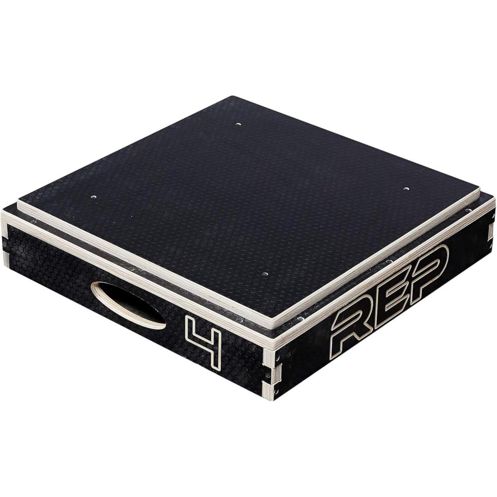 imageRep Wooden Plyo Box Stackable Jump Platforms for Home Gym Workouts Multiple Height Options from 4 68 and 12quot Exercise Step Up Boxes for CrossFit ampamp Plyometric Training Durable Fitness Equipment4