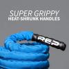 REP Battle Ropes – PolyDacron Battle Rope for Strength and Conditioning Workouts – 1.5″ and 2″ Diameter, 30ft, 40ft, 50ft Lengths with Optional Cover Sleeve(Blue With Sleeve)