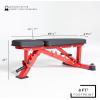 REP Fitness Adjustable Bench, AB-3100 V3 – 700 lb Rated for Home and Garage Gym Workouts, Weight Lifting, and Strength Training(Red)