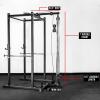 REP Fitness LAT Pull Down/Low Row Accessory for 1000 Series Power Racks – Attachment for PR-1100 and PR-1000 Weight Cages