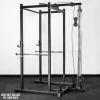 REP Fitness LAT Pull Down/Low Row Accessory for 1000 Series Power Racks – Attachment for PR-1100 and PR-1000 Weight Cages