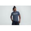 REP Fitness Men’s Daily Driver 2.0 Tri-Blend Crew Tee(Heather Navy / Silver)