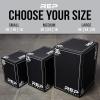 REP Soft Plyo Box | 3-in-1 Foam Jump Box | 3 Size Options 16″, 20″, 24″ | Plyometric Training Platform | Home Gym Equipment | Non-Slip Step Block | Adjustable Workout Box | CrossFit Jump Tool(Large – 30/24/20 inch)