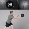 REP Weighted Slam Balls | 5 to 70 lb Options | Exercise and Fitness Balls for Strength Training, Soft Rubber Grip, Non-Bounce Medicine Ball | Cross Fit, Home Gym, Fitness, and Core Workouts | Black(50.0 Pounds)
