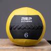 REP Weighted Slam Balls for Home Gym Fitness | 5-30 lb Soft Textured Medicine Ball Sizes | Heavy Sand-Filled Workout Weights for Strength, Core Training, Crossfit, Conditioning & Slam Ball Exercises(6 lbs)