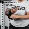 REP Wrist Wraps Weightlifting Support | Adjustable Strap | Gym Gymnastics Accessories | Men Women Fitness Training Powerlifting Gear | Strength Workout | Lifting Gloves | Bench Press Bands, Black
