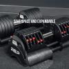 Rep Fitness Quickdraw Adjustable Dumbbells, Multiple weight ranges available including: 5-30, 5-40,5-50 and 5-60 lbs(5-40 lbs)