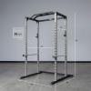 Rep PR-1100 Power Rack – 700 lbs Rated Lifting Cage for Weight Training (Silver Power Rack, No Bench)