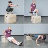 Rep Plyometric Wood Jump Box | CrossFit & Strength Training | 12 to 30″ Range of Wooden Step Platforms | Gym & Sports Workouts | Fitness, Exercise, Physical Therapy Equipment | Pro Conditioning Tool(In-Between  20″ x 18″ x 16″)