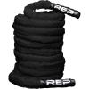 REP Battle Ropes – PolyDacron Battle Rope for Strength and Conditioning Workouts – 1.5″ and 2″ Diameter, 30ft, 40ft, 50ft Lengths with Optional Cover Sleeve(BlackWithSleeve)