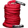 REP Battle Ropes – PolyDacron Battle Rope for Strength and Conditioning Workouts – 1.5″ and 2″ Diameter, 30ft, 40ft, 50ft Lengths with Optional Cover Sleeve(Red with Sleeve)