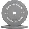 REP Fitness Color Bumper Plates – Color-Coded Low Odor Rubber Olympic Plates for Strength, Conditioning, and Weightlifting(A. 10lb Gray Pair)