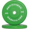 REP Fitness Color Bumper Plates – Color-Coded Low Odor Rubber Olympic Plates for Strength, Conditioning, and Weightlifting(C. 25lb Green Pair)