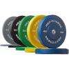 REP Fitness Color Bumper Plates – Color-Coded Low Odor Rubber Olympic Plates for Strength, Conditioning, and Weightlifting(J. 260lb Color Set)
