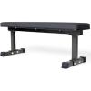 imageREP Fitness Flat Weight Bench Heavy Duty Workout Bench For Home Gym Folding Fitness Equipment For Strength Training Adjustable Utility Platform For Dumbbells Barbell Lifting And Core ExercisesMetallic Black