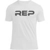 REP Fitness Men’s Daily Driver 2.0 Tri-Blend Crew Tee(White/Black)