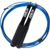 REP Fitness Speed Ropes – Adjustable Competition and Cable Speed Ropes for Conditioning and Double Unders(A: BlackHandles)