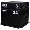 REP Fitness Stackable Soft Foam Plyo Box Set, Adjustable Plyometric Jump Box for Home Gym Workouts, Plyometric Jumping Platform for Exercise, Step Training, HIIT & CrossFit(6″ and 24″)