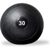 REP Weighted Slam Balls | 5 to 70 lb Options | Exercise and Fitness Balls for Strength Training, Soft Rubber Grip, Non-Bounce Medicine Ball | Cross Fit, Home Gym, Fitness, and Core Workouts | Black(30.0 Pounds)